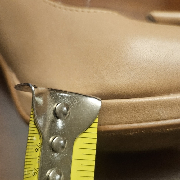 Miss Albright Specialty Anthropology Nude Natural Leather  Heels 7.5 EUC - Picture 6 of 12